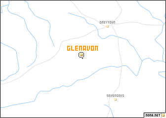 map of Glen Avon