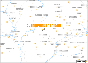 map of Glenavurder Bridge