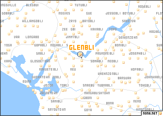 map of Glenbli