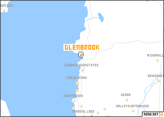 map of Glenbrook