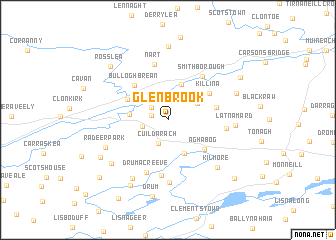 map of Glenbrook