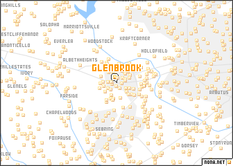 map of Glen Brook