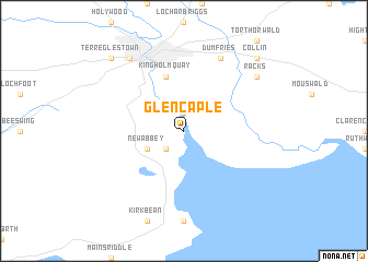 map of Glencaple