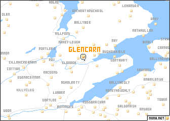 map of Glencarn