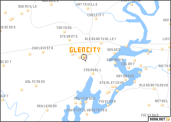 map of Glen City
