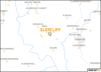 map of Glencliff