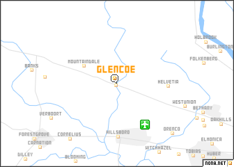 map of Glencoe