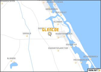 Glencoe (United States - USA) map - nona.net