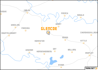 map of Glencoe