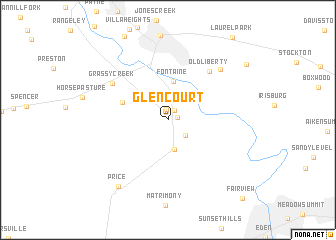 map of Glen Court