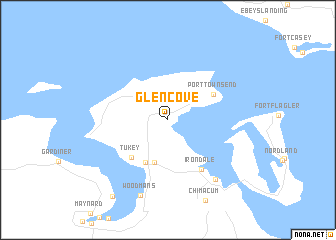 map of Glen Cove