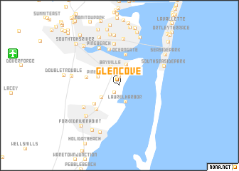 map of Glen Cove