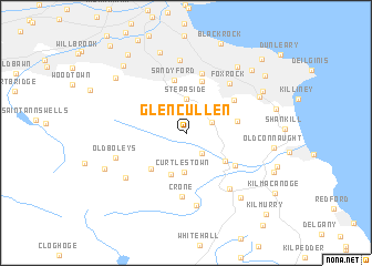 map of Glencullen