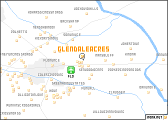 map of Glendale Acres