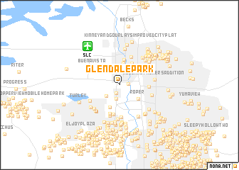 map of Glendale Park