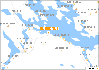 map of Glendale