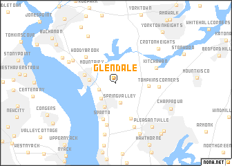 map of Glendale