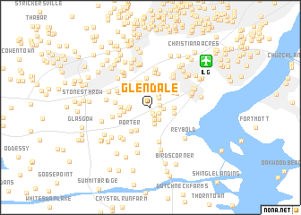 map of Glendale