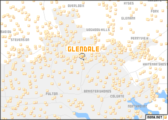 map of Glendale