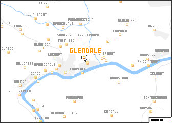 map of Glendale