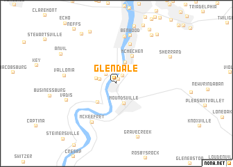 map of Glendale