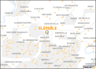 map of Glendale