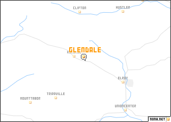 map of Glendale