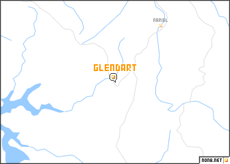 map of Glendart