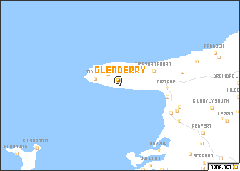 map of Glenderry
