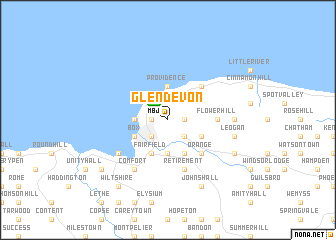 map of Glendevon