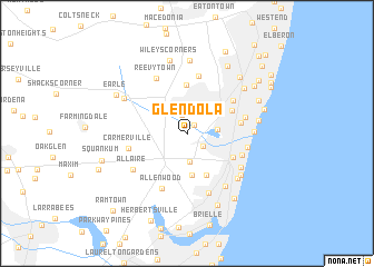 map of Glendola