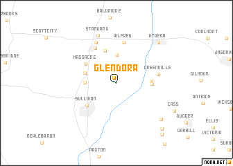 map of Glendora