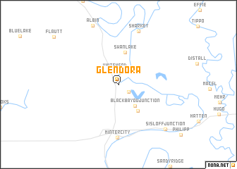 map of Glendora