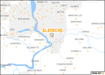 map of Glen Echo