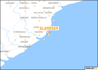 map of Glen Eden