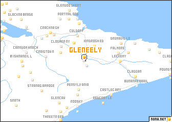 map of Gleneely