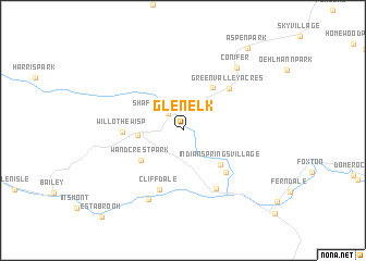 map of Glenelk