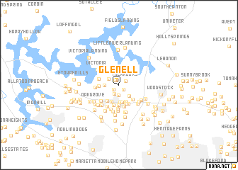 map of Glenell