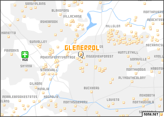 map of Glen Errol