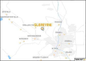 map of Glen Eyrie