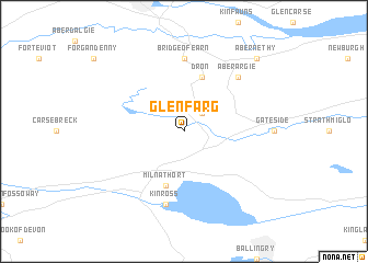 map of Glenfarg