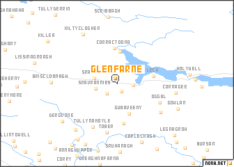 map of Glenfarne