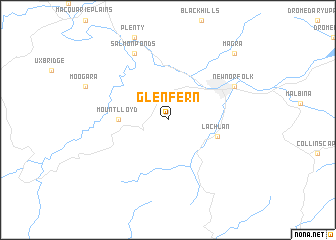 map of Glenfern