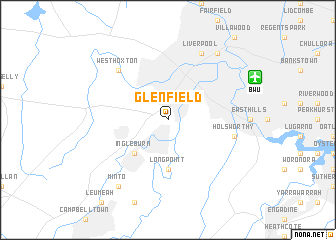 map of Glenfield