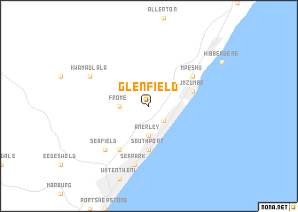 map of Glenfield