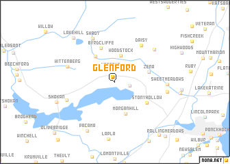 map of Glenford