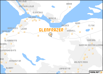 map of Glen Frazer