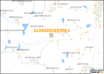 map of Glen Grove Annex