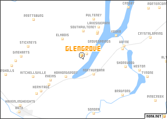 map of Glen Grove