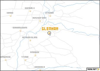 map of Glenham